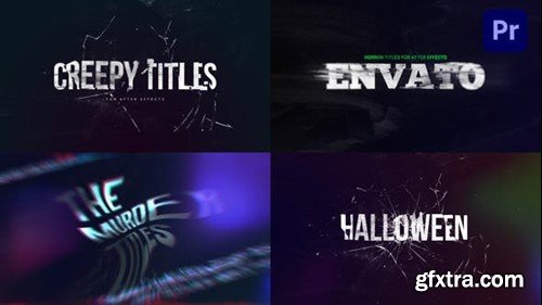 Videohive Horror Title Pack 48713183