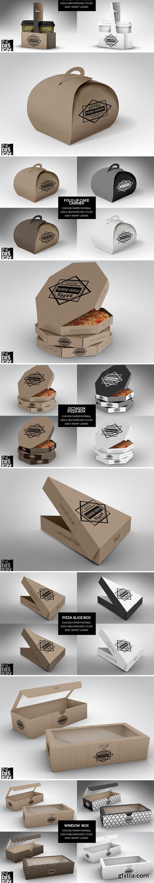 VOL.2 Food Box Packaging MockUps