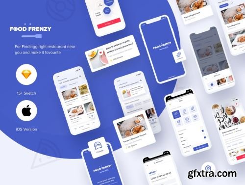 Food Frenzy - UI Kit Ui8.net