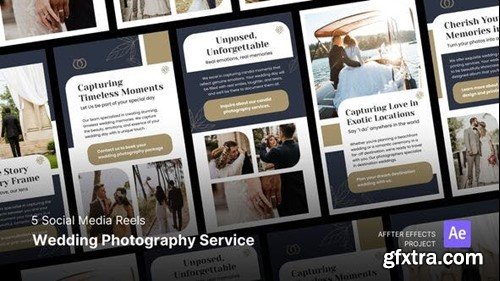 Videohive Social Media Reels - Wedding Photography Service After Effects Template 48590661