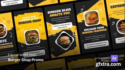 Videohive Burger Shop Promo - Instagram Food Reels 46284163