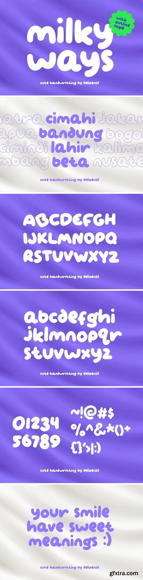 Milky Ways Font