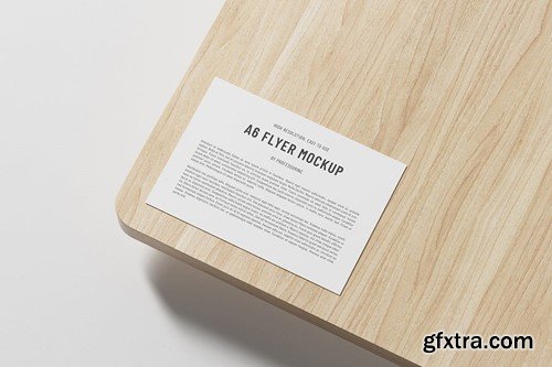 A6 Landscape Flyer Mockup Set HP4A4Z2