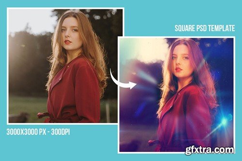 Square & Poster - Cinematic Shine Effects BRAGA27