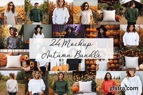 Trendy Autumn Mockup Bundle