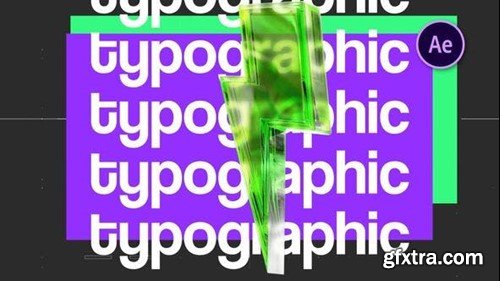 Videohive Glass Render Typographic Opener 48757106