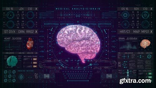 Videohive HUD PRO Medical Brain 48753840