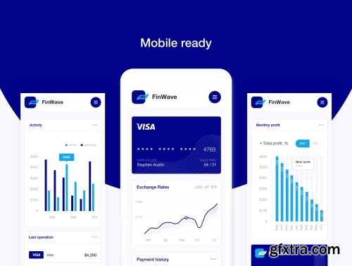 FinWave UI Kit 1.0 Ui8.net