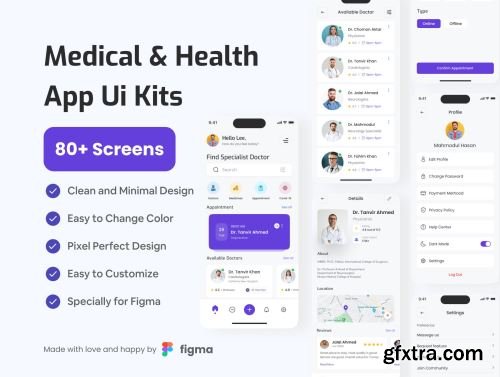 Medical & Health App Ui Kits Ui8.net