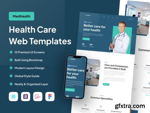 MedHealth - Health Care Web Templates Ui8.net