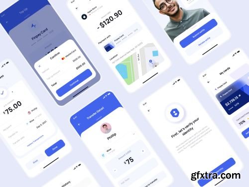 Finpay - Finance App UI Kit Ui8.net