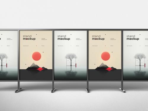 Display Stand Mockup / Poster 641175844