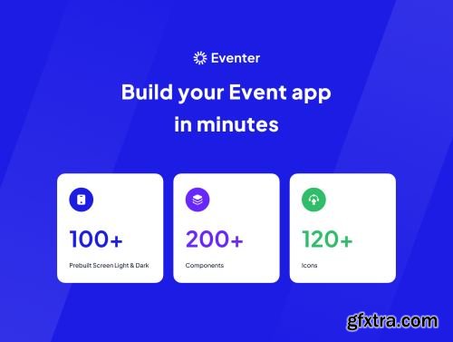 Eventer - Event Booking App UI Kit Ui8.net