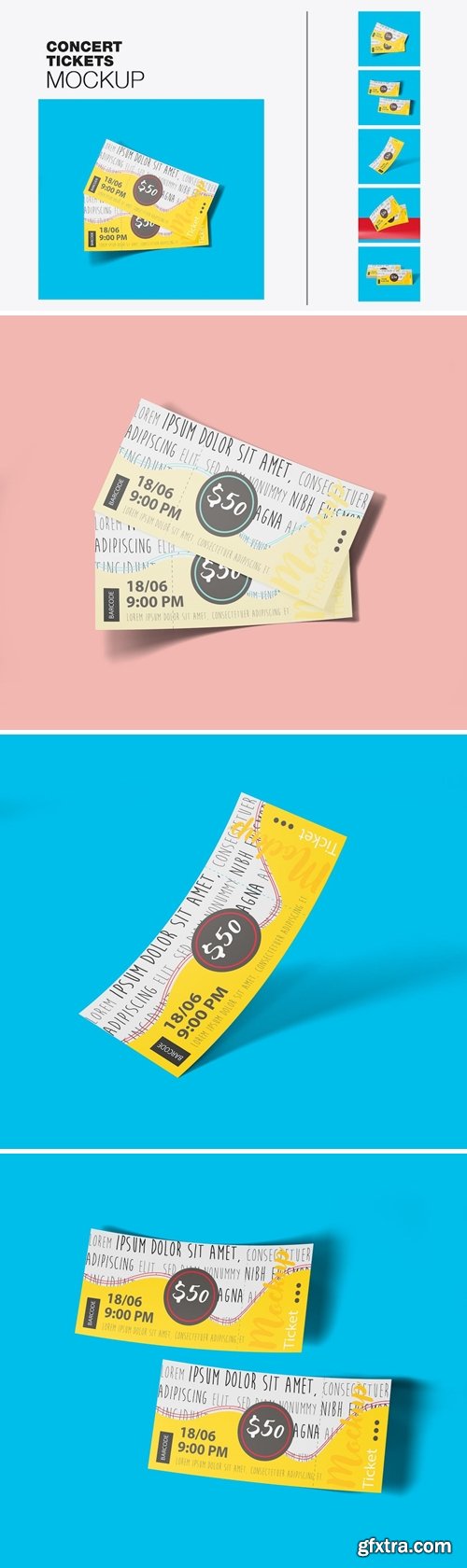 Set Tickets for Events Mockup E5MHRHV