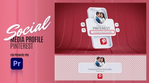 Videohive - Social Media Profile Pinterest - Premiere Pro - 48504406 - 48504406