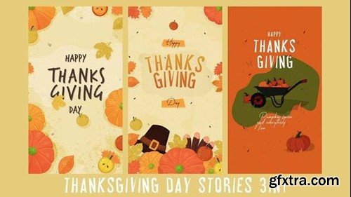 Videohive Thanksgiving Day Stories 48757836