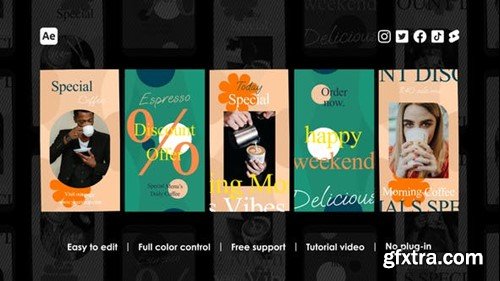 Videohive Coffee Instagram Reels 48775236