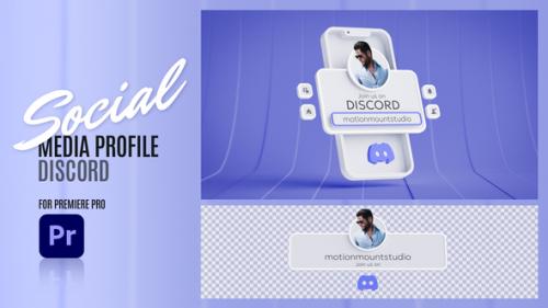 Videohive - Social Media Profile Discord - Premiere Pro - 48504880 - 48504880