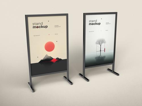 Display Stand Mockup / Poster 641174400