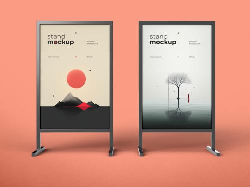 Display Stand Mockup / Poster 641174267