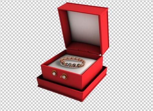 Premium PSD | 3d jewelry box Premium PSD