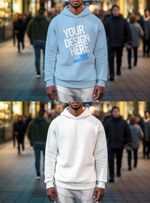 Mock up of a white sweatshirt 640602337