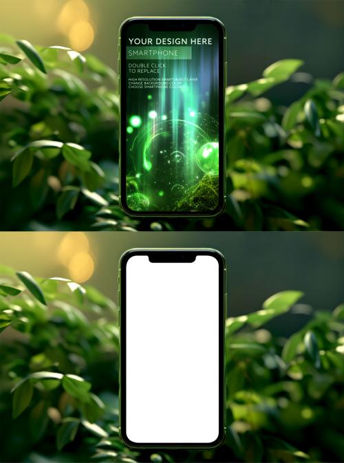 Mock up of a smartphone device 640602278