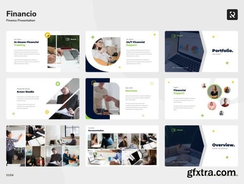 Financio - Finance Keynote Presentation Ui8.net