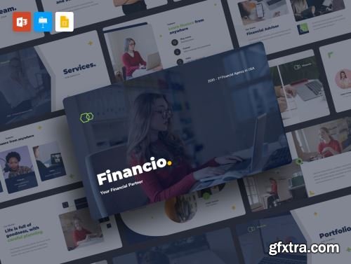 Financio - Finance Keynote Presentation Ui8.net