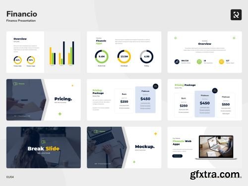 Financio - Finance Keynote Presentation Ui8.net