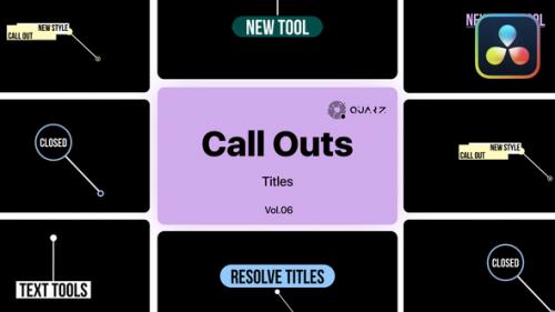 Videohive - Call Outs for DaVinci Resolve Vol. 06 - 48596201 - 48596201