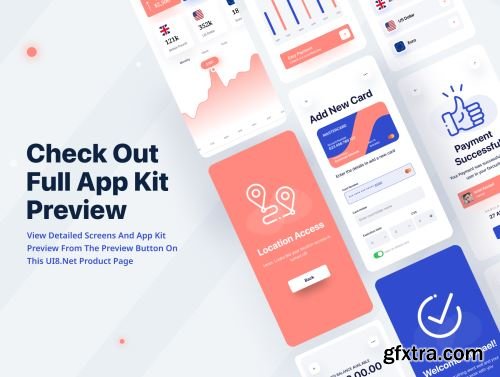 Finity App UI Kit For Banking, Finance and Money Transfer Kit Ui8.net