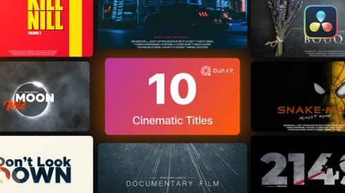 Videohive - Cinematic Titles for DaVinci Resolve Vol. 03 - 48596413 - 48596413