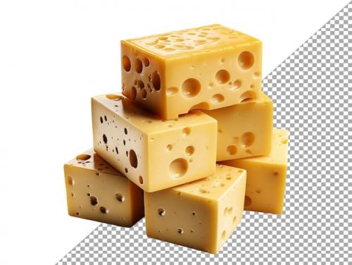 Premium PSD | Cheese isolated object photo with transparent background Premium PSD