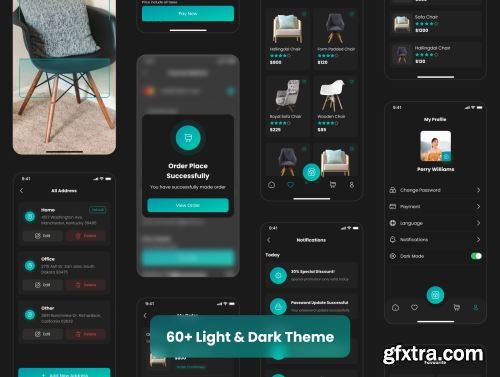 Furniture Store App UI Kit Ui8.net