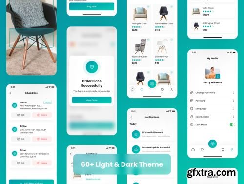 Furniture Store App UI Kit Ui8.net