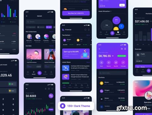 Finline - Investments & Finance App UI Kit Ui8.net