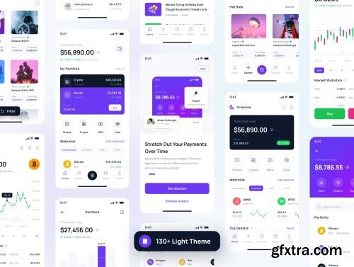 Finline - Investments & Finance App UI Kit Ui8.net