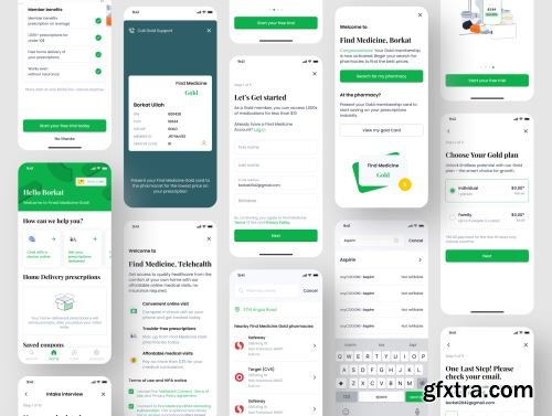 Find Medicine Mobile App Ui Kit Design . Ui8.net