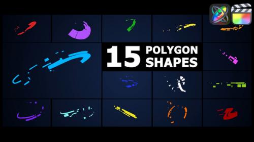 Videohive - Polygon Shapes | FCPX - 48614516 - 48614516