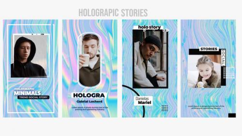 Videohive - Holographic Stories - 48622183 - 48622183