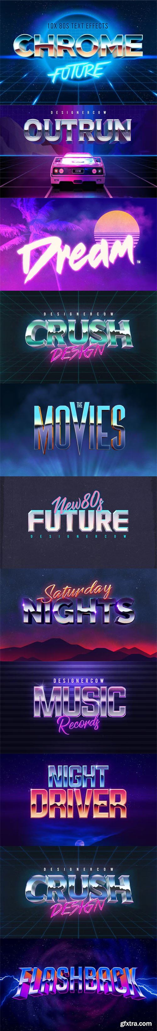 80s Text Effect V3