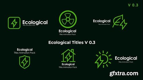 Videohive Ecological Titles V 0.3 48764600