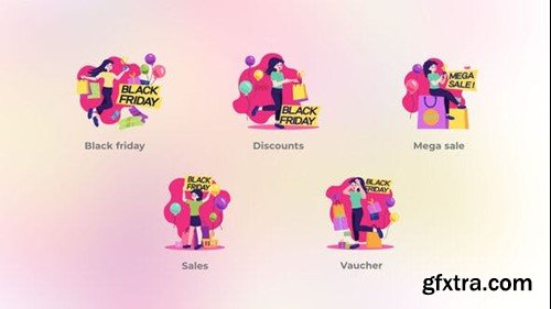 Videohive Black Friday - Flat Concepts 48774421