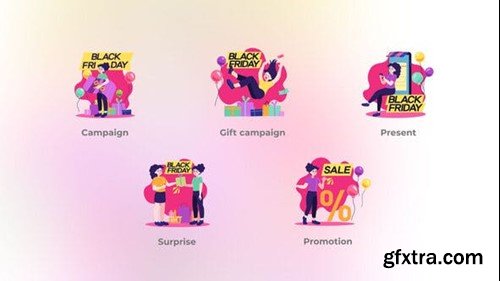 Videohive Gift Campaign - Flat Concepts 48774430