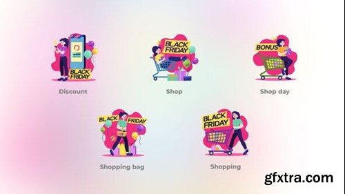 Videohive Shopping - Flat Concepts 48774646