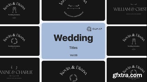 Videohive Wedding Titles Vol. 06 48762407