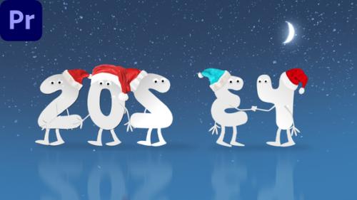 Videohive - New Year Cartoon 2024 | MOGRT - 48634472 - 48634472