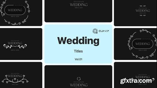 Videohive Wedding Titles Vol. 01 48762372