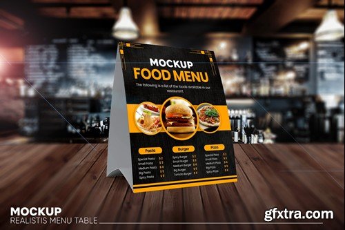 Menu Table Mockup LSU4EXC